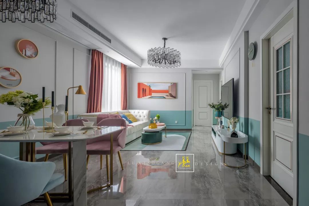 现代 INS 风,天府城 85 平米小家的大胆创新-17