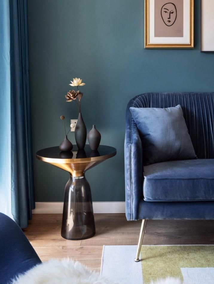 100㎡精装房变身复古轻奢,两代人的生活艺术-19