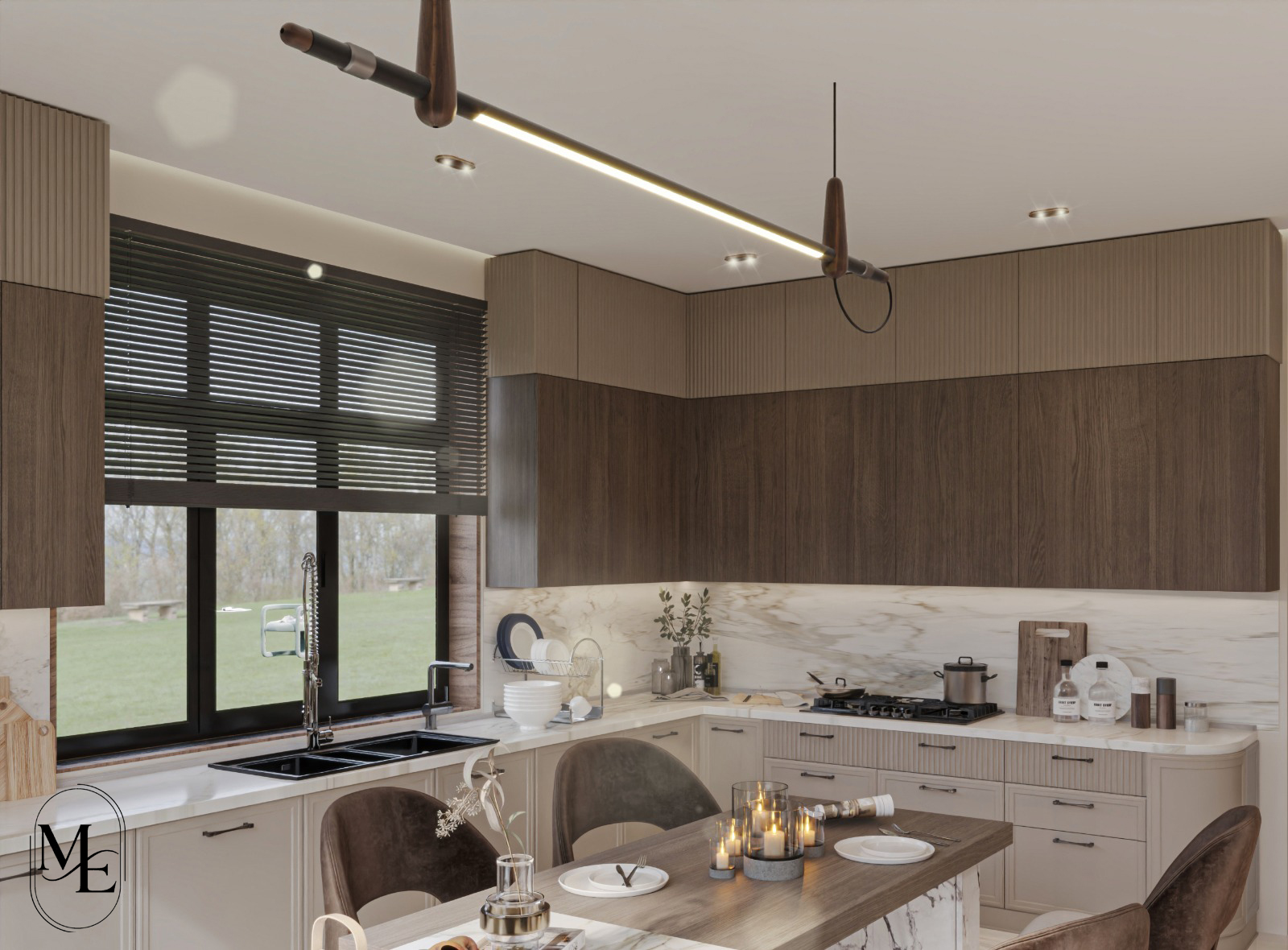 Compact Luxury: A Harmonious Open Concept Living-12