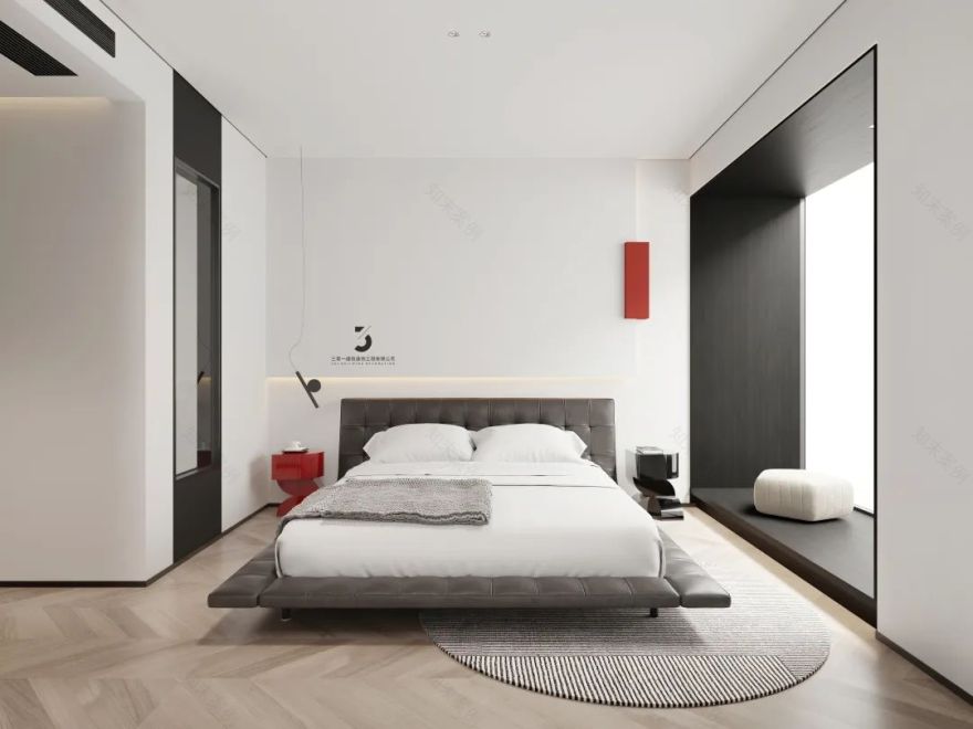 黑白雅奢,自由空间·合肥荣盛山湖樾别墅设计丨中国合肥丨三零一建筑装饰事务所-39