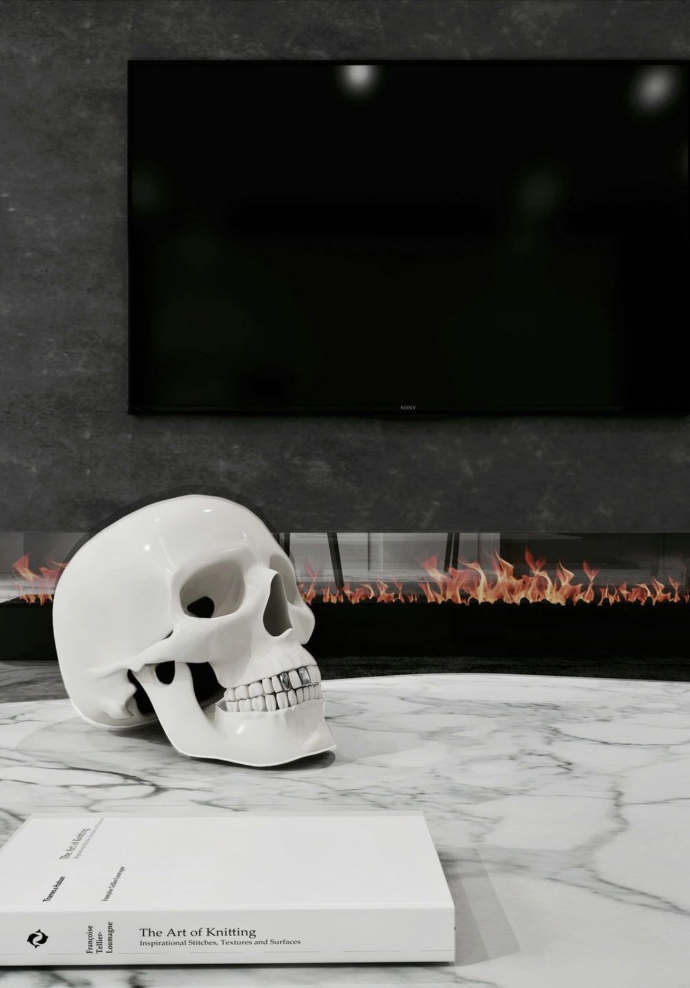 城市岛简约住宅设计,黑白灰打造艺术空间-43