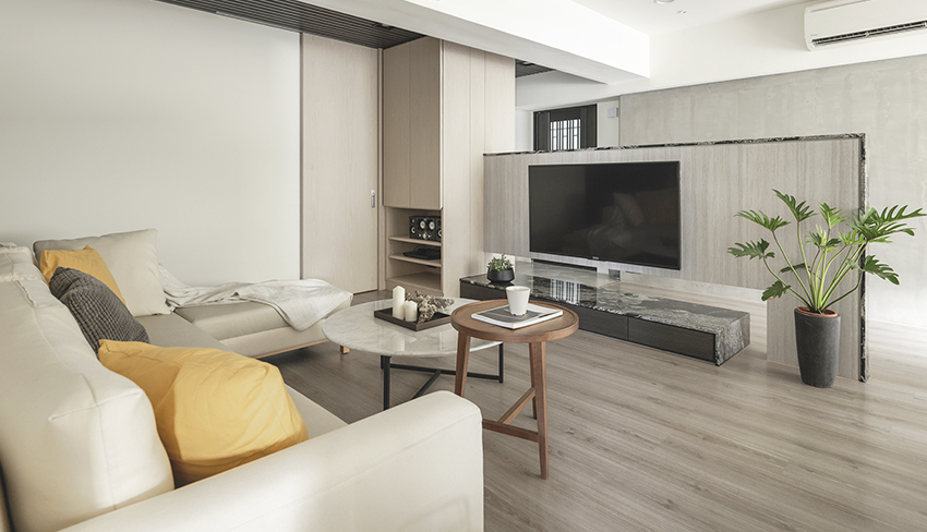 高雄 100㎡北欧风亲子宅 | 开放式空间、自然色彩、简约收纳-5