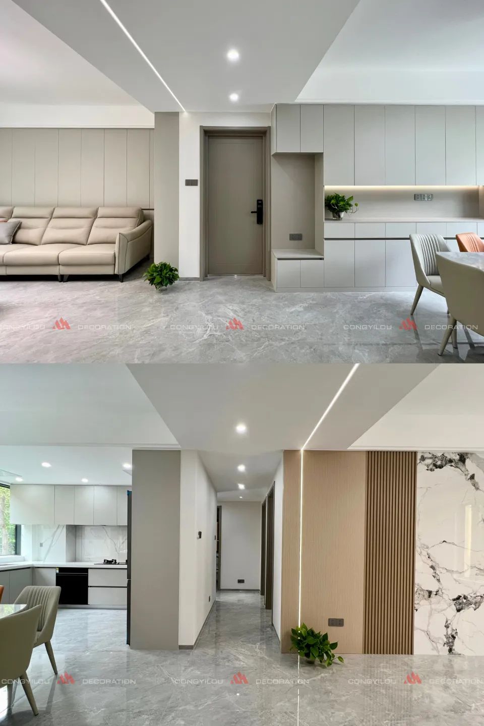 南昌万科四季花城现代简约家居设计丨中国南昌丨丛一楼装饰标准整装-2