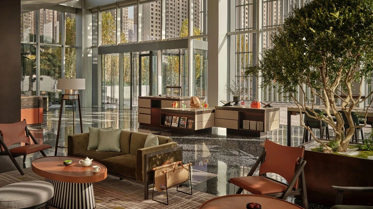 西安高新凯悦尚萃酒店丨中国西安丨隈研吾,Kokaistudios-13