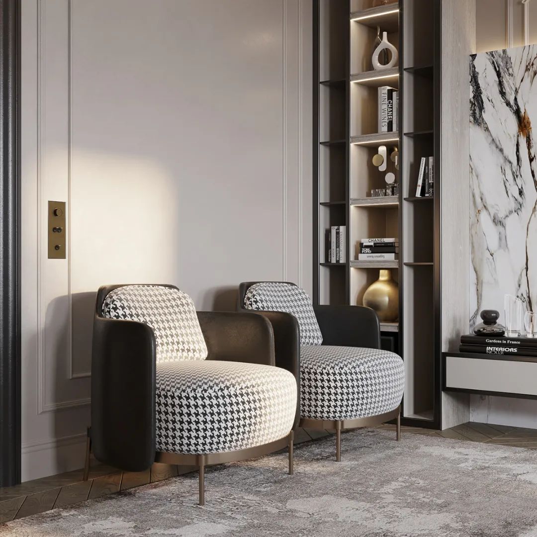 俄罗斯莫斯科 192·4㎡私人豪宅设计丨Julia Design-11