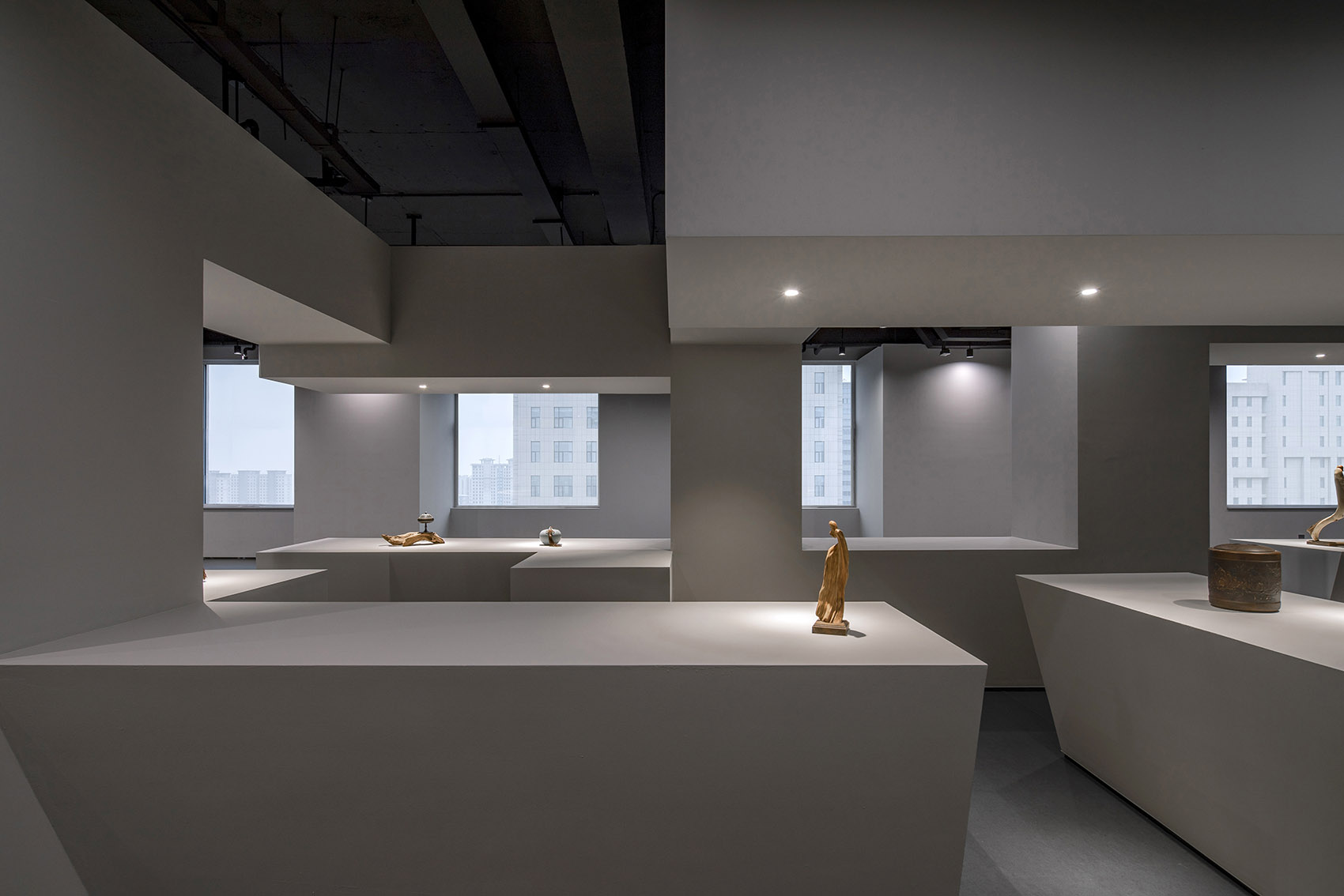 包头“折·廊”艺术中心丨蒙古丨班得建筑-11