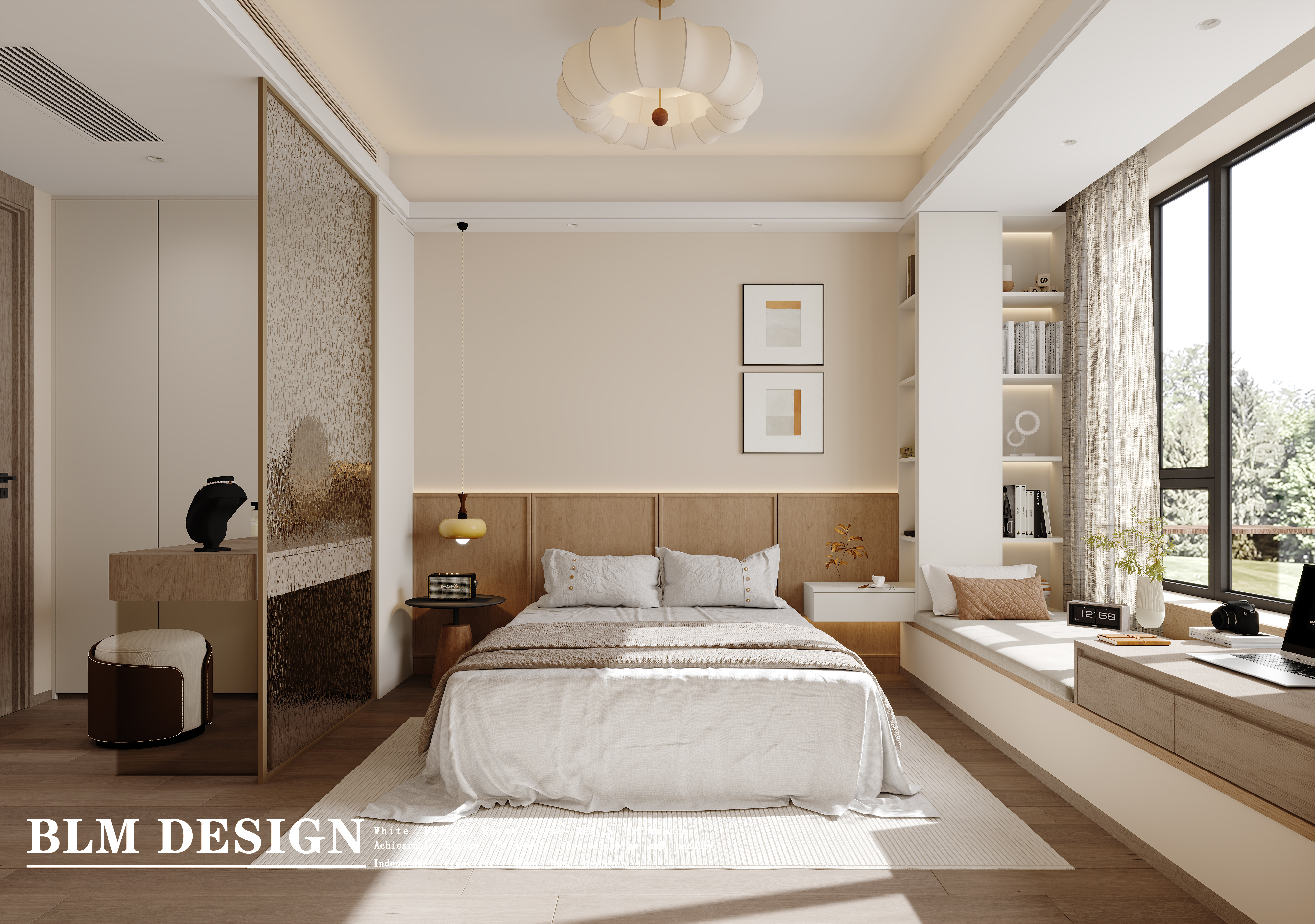 奶油家装设计案例-2