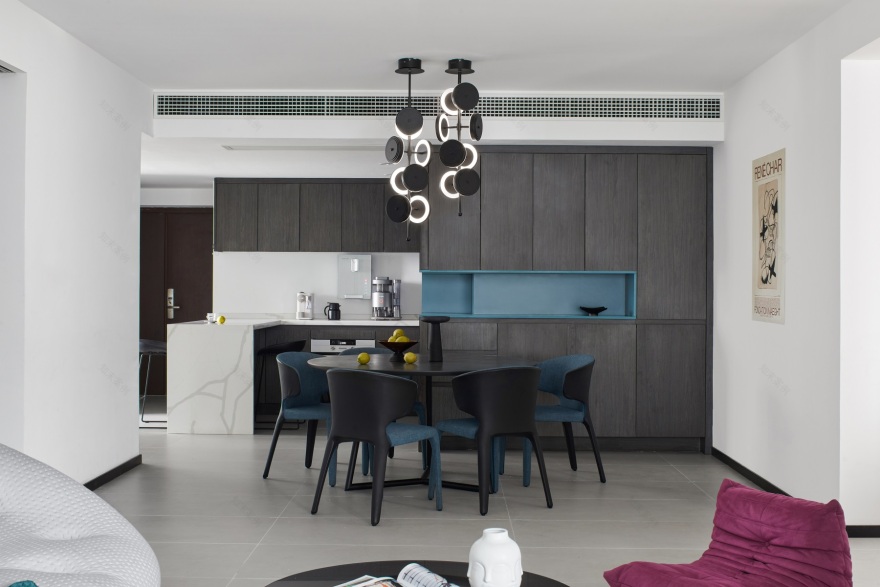 重庆 150 平米三室时尚家居设计-21