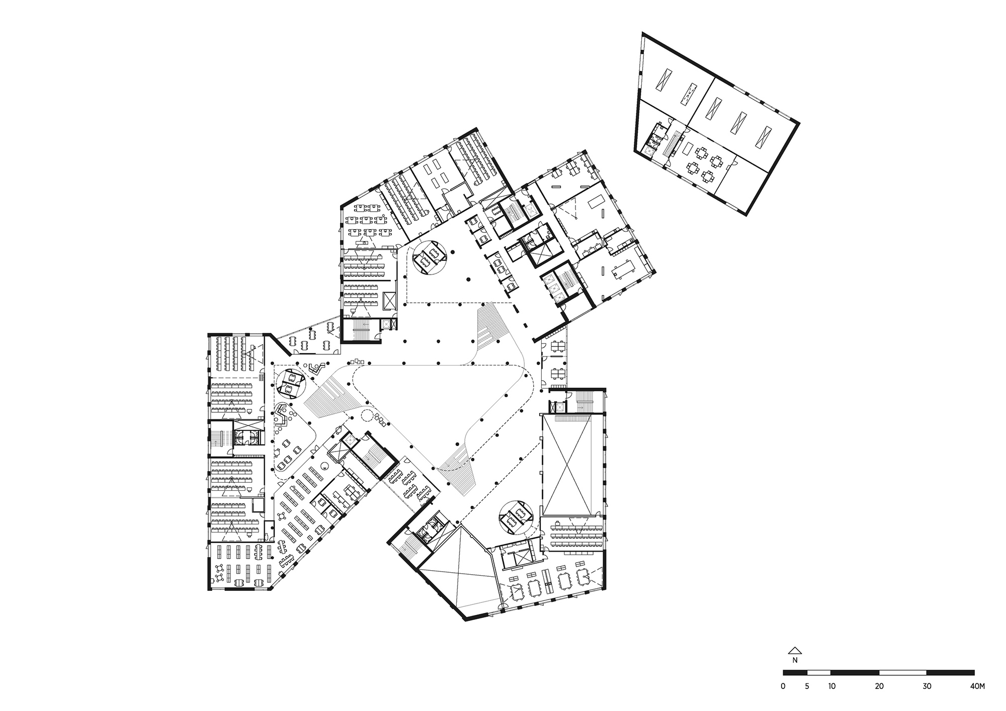 VIA 大学学院霍森斯校区丨丹麦丨C.F. Møller Architects-43