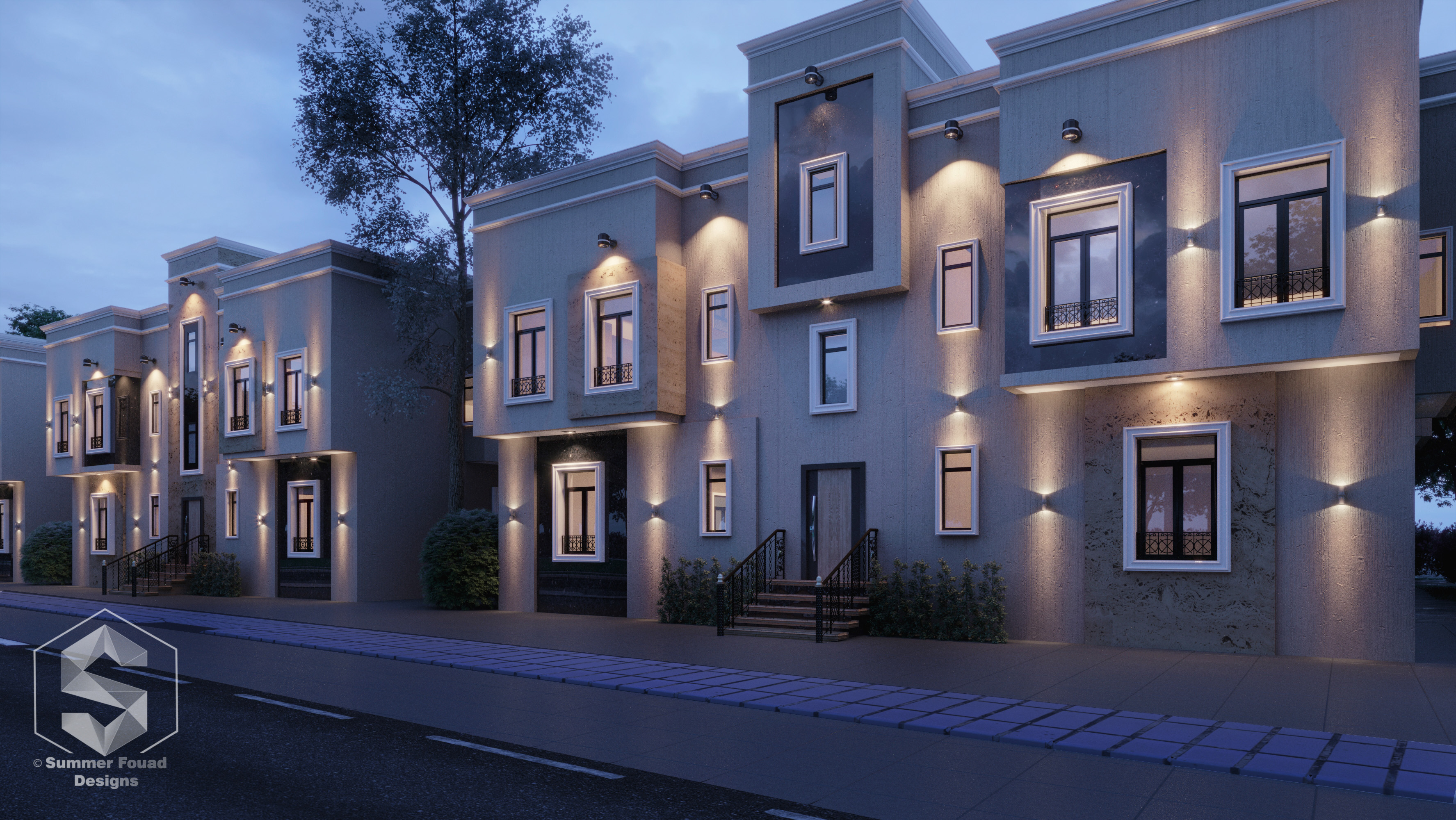 住宅外立面设计丨沙特阿拉伯塔伊夫丨本人-3