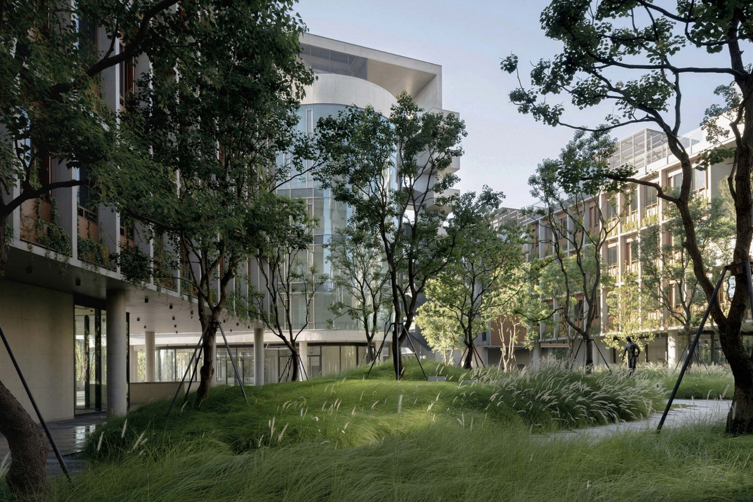 成都麓湖漂浮总部办公楼丨中国成都丨直向建筑-12