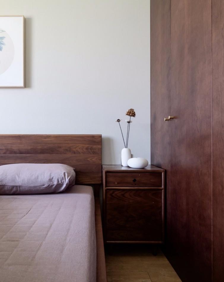 100㎡精装房变身复古轻奢,两代人的生活艺术-39