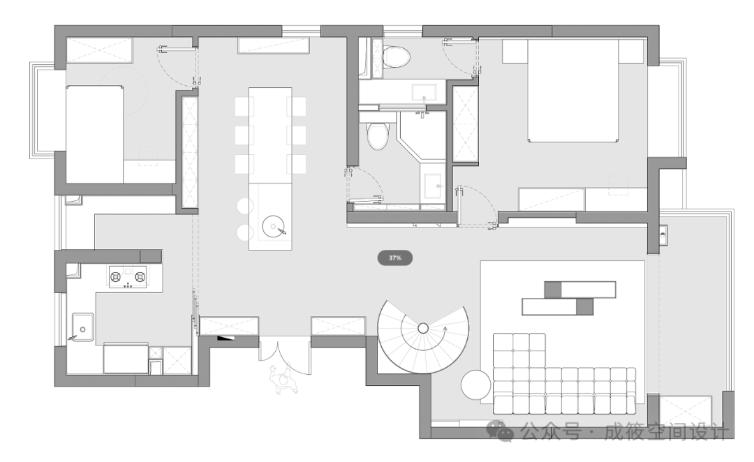 现代复式住宅设计丨中国上海丨成筱设计-66