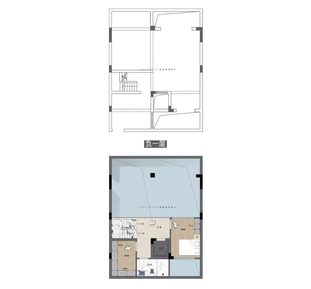 龙湖丽丰·西宸原著400㎡静奢风别墅（《喜 棠》）丨尊道国际设计-69