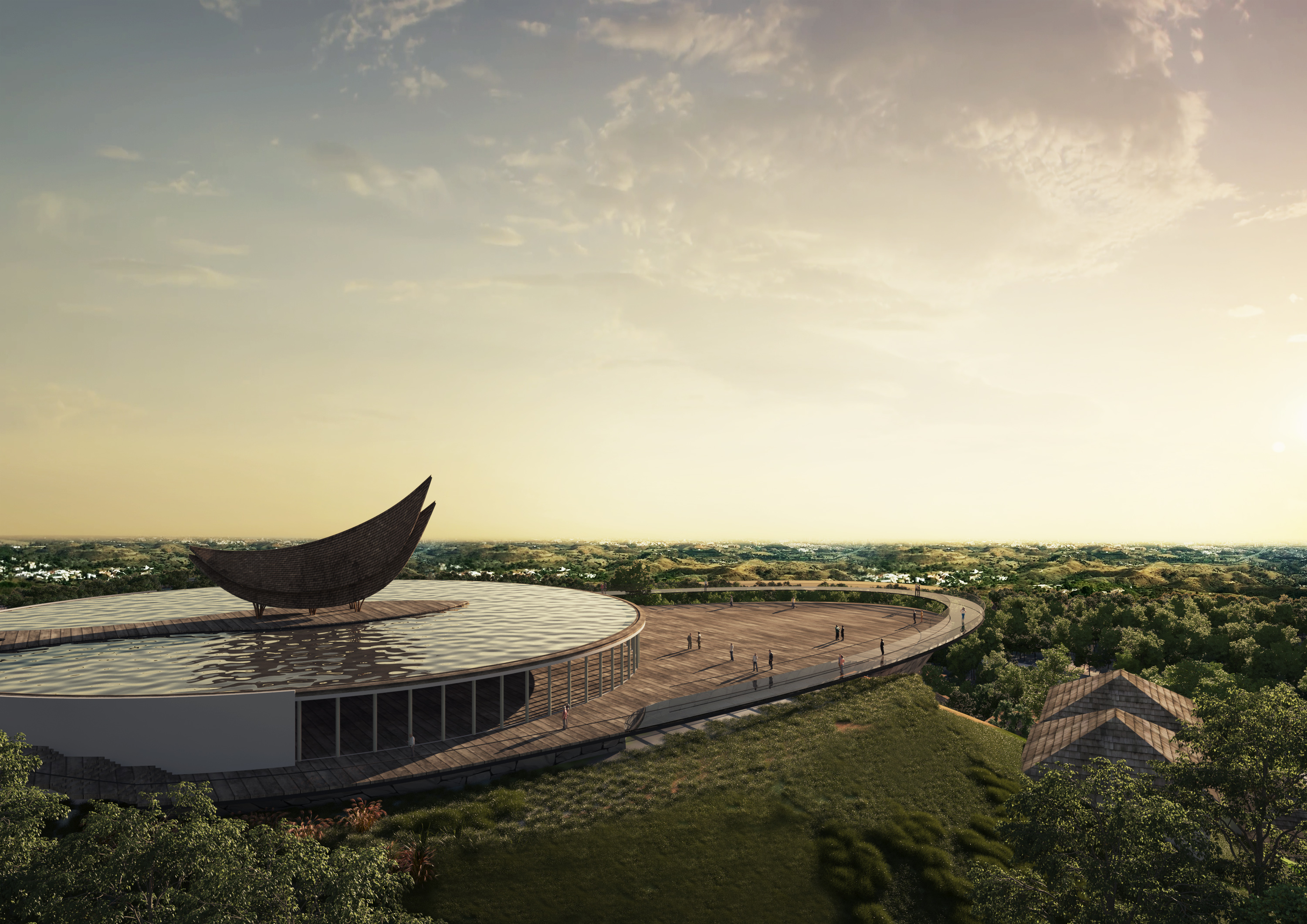 Xuan Khanh Lake Spiritual Retreat | Chapman Taylor Architects-12