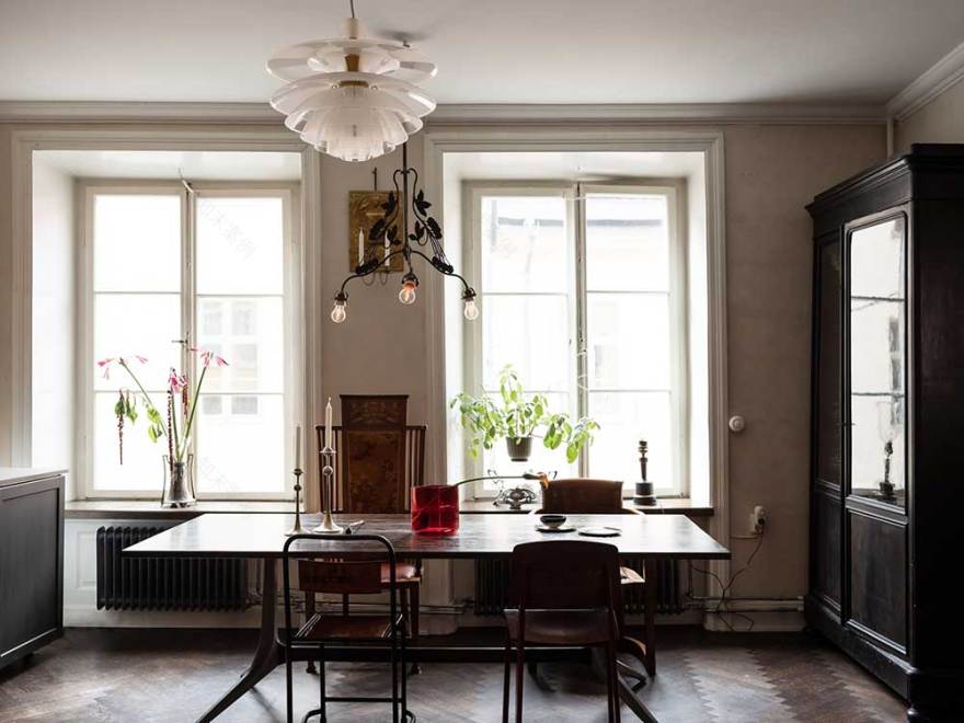 18 世纪斯德哥尔摩复古公寓,历史与现代的完美融合-8