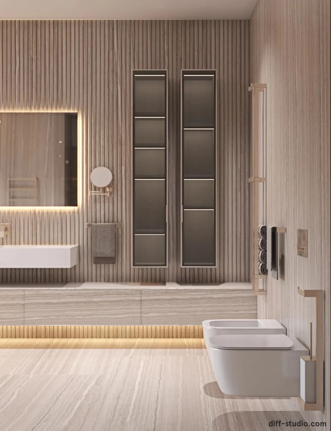 乌克兰基辅 1600㎡新古典奢华大宅丨Diff.Studio-63