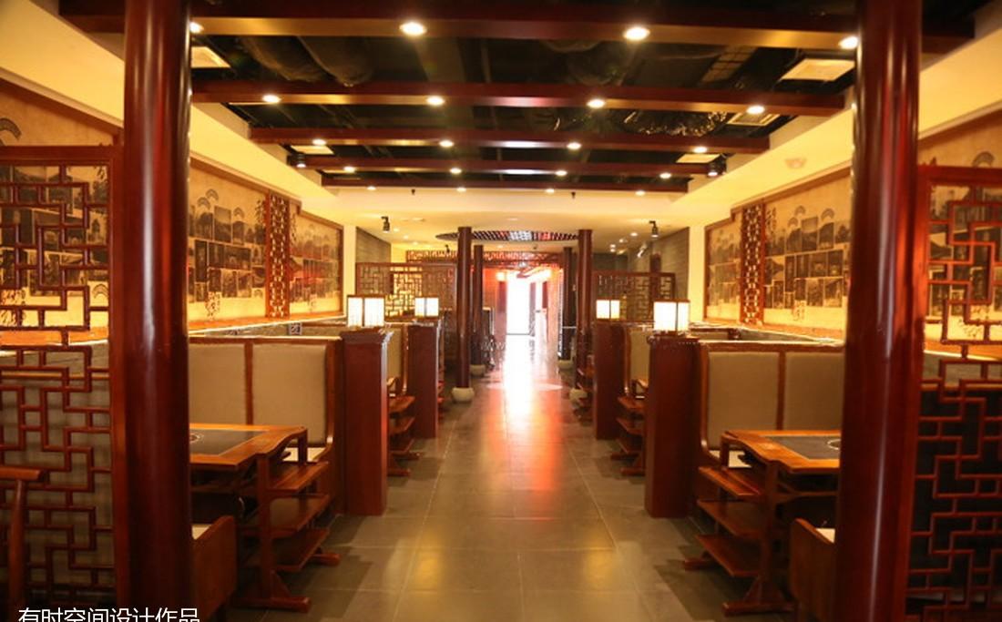 成都老火锅店 | 简约中式餐饮空间设计-24