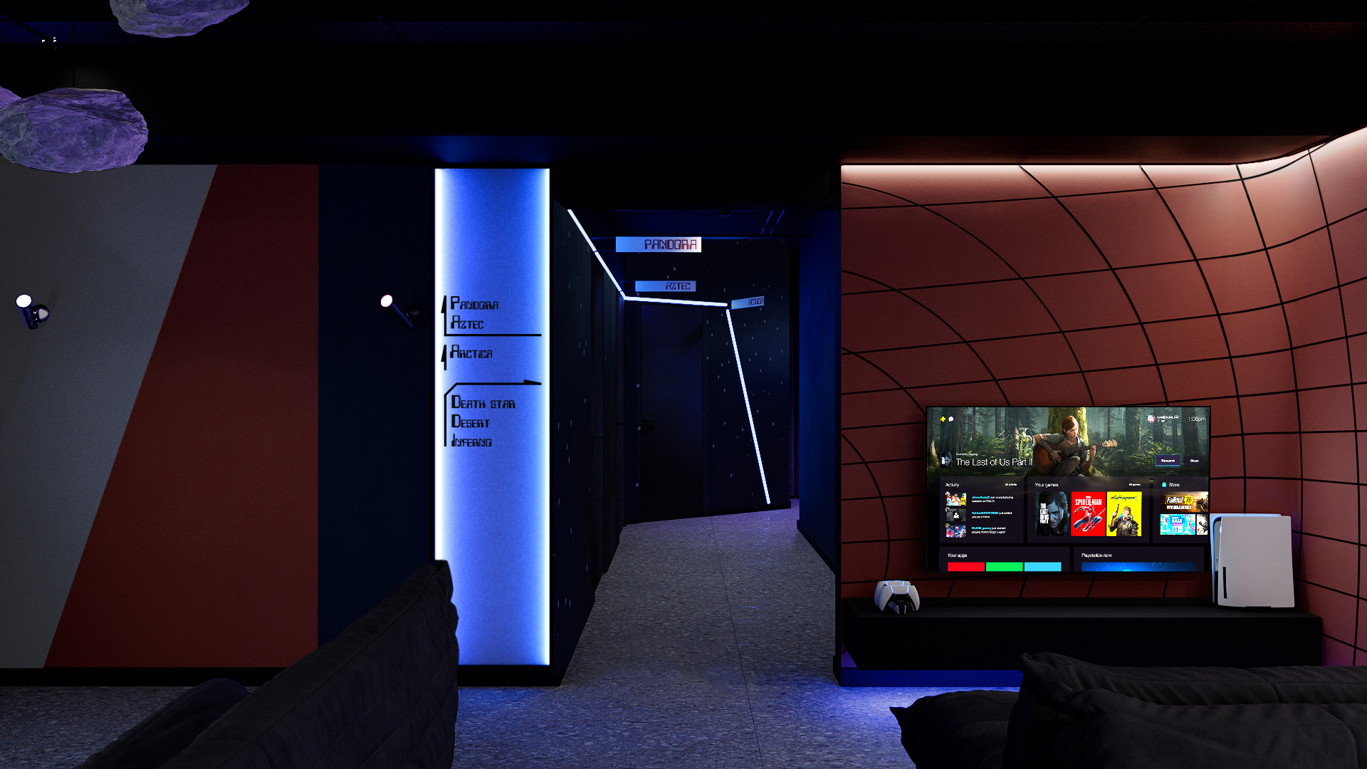 嘉拉伊太空休闲吧
注:Gala·y可能是个特定名称,嘉拉伊是根据读音音译,若有更合适的特定译法需根据具体上下文确定 丨俄罗斯彼尔姆丨Patriarch studio-19