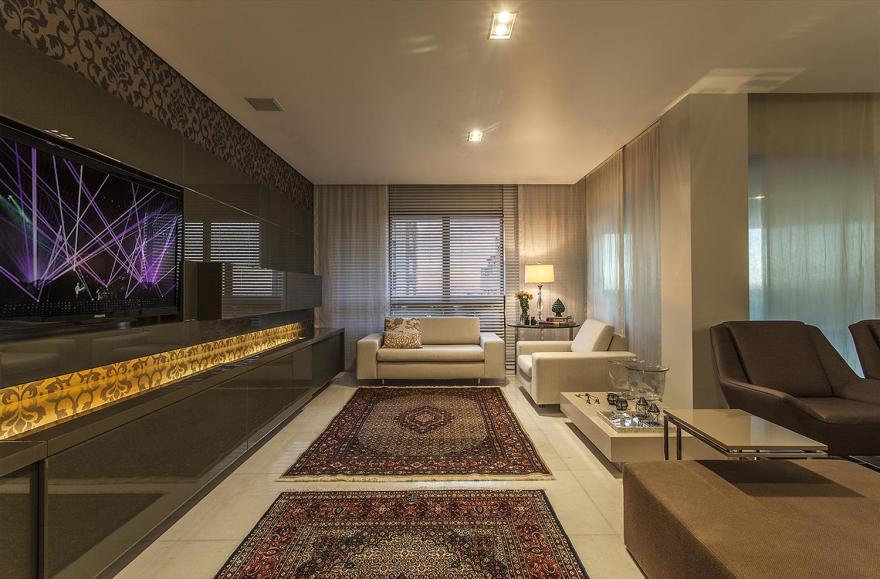 巴西豪华公寓设计,现代风格与智能家居的完美结合-3