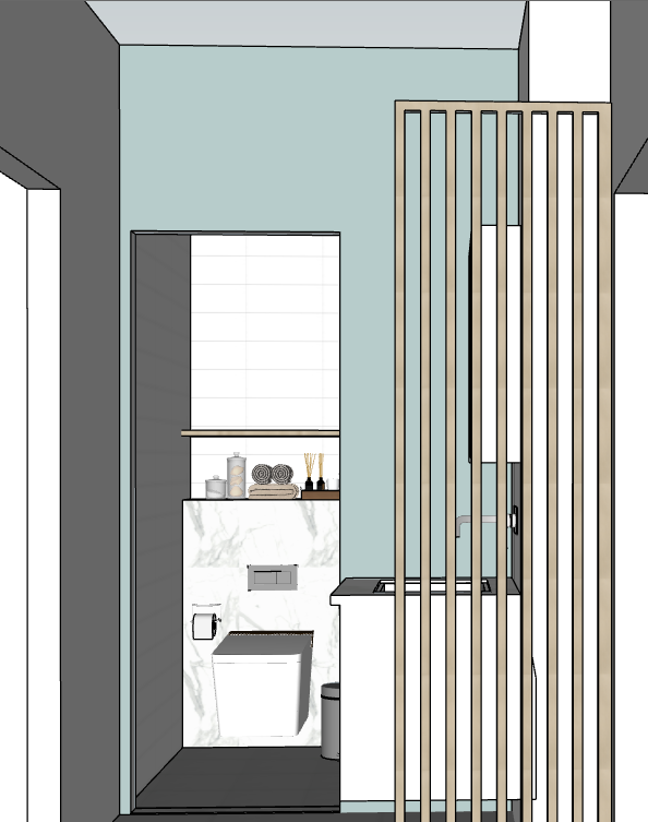 老房逆袭 | 小空间大改造，打造开放式厨卫与客厅-7