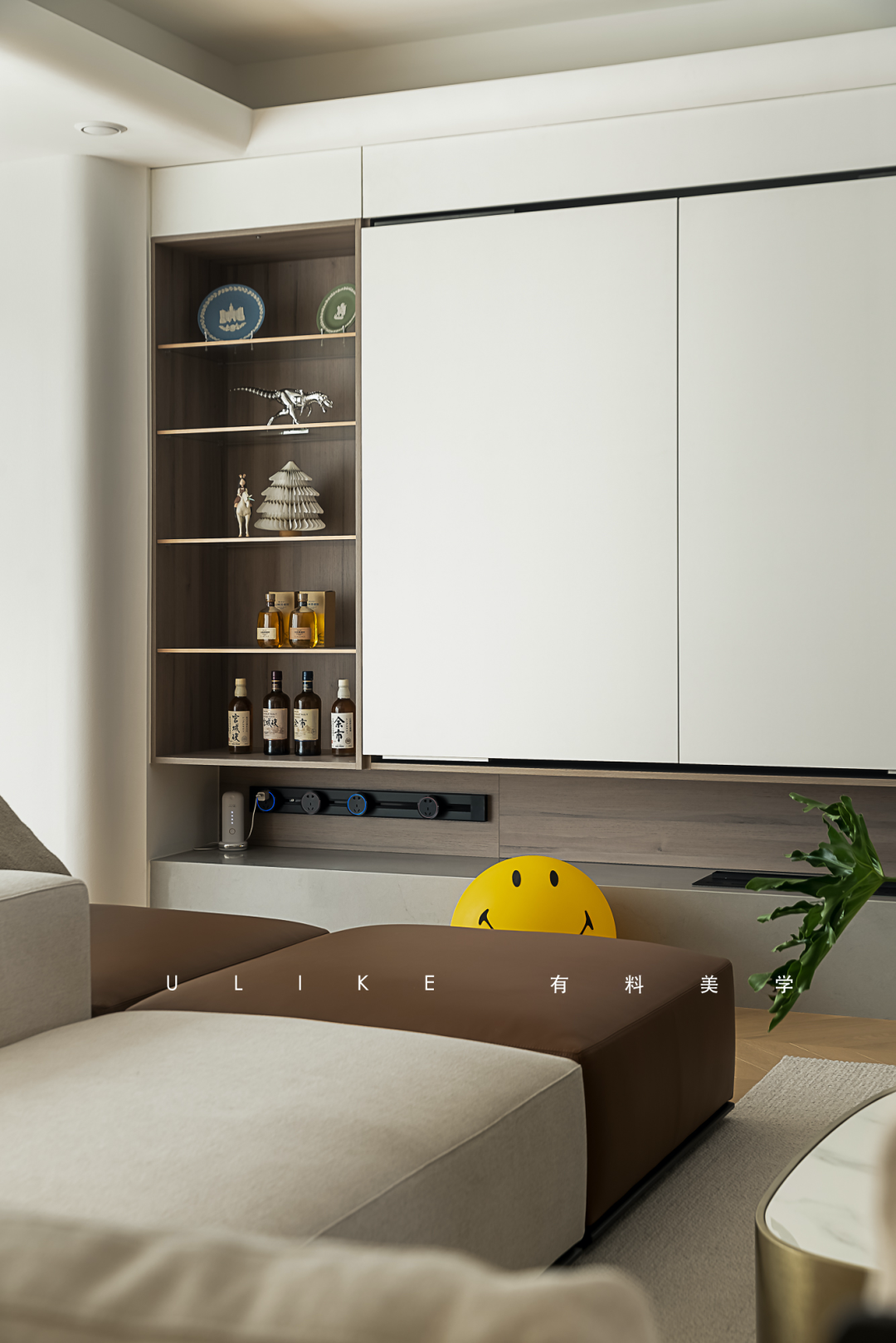 现代温馨家居,圆弧与暖色的完美融合丨YIM DESIGN-15