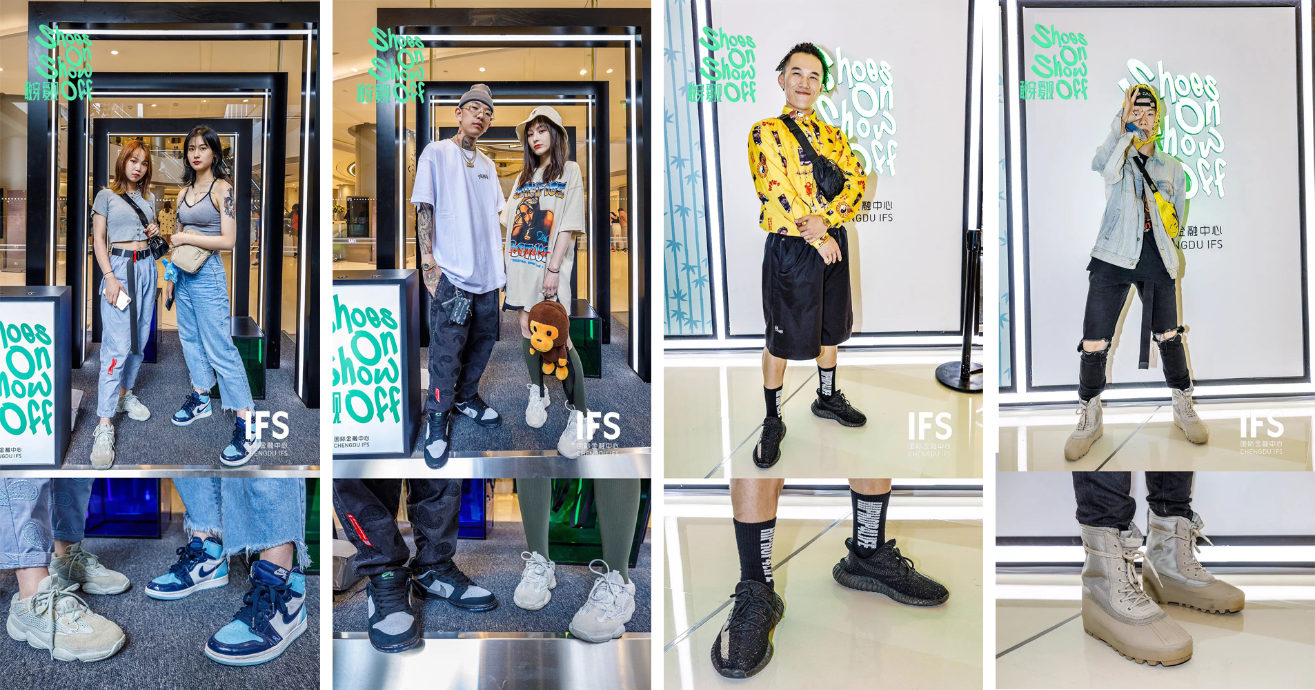 成都 IFS 时尚召集令 | 动感灯管串联全场的靓丽视觉设计-24