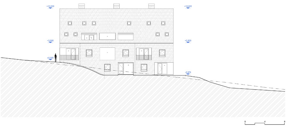 Filipovice 公寓楼,捷克 / CL3 极简主义与传统山墙的完美融合-61
