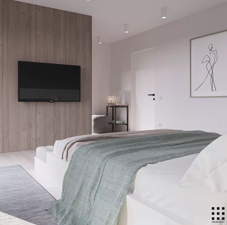 极简北欧风公寓设计，空间元素增添艺术风味-46