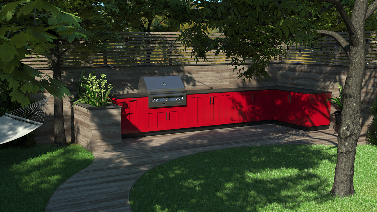 三大品牌联手推出 13 款大胆色彩户外厨房-4