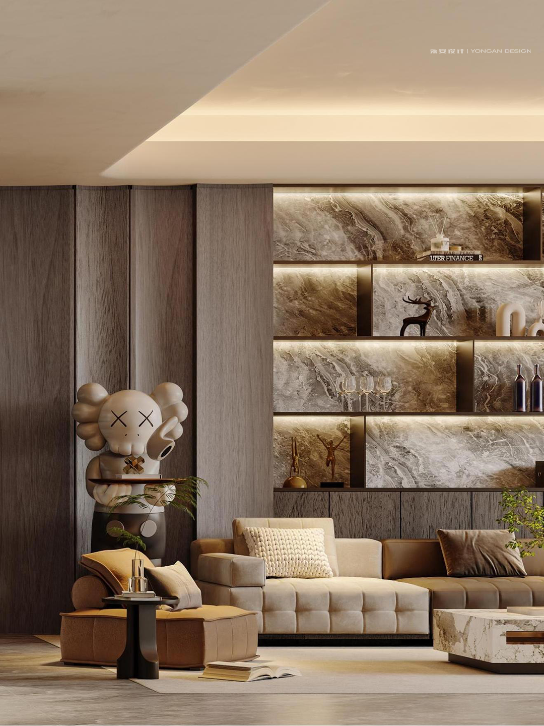 永安新作丨天健天骄266㎡轻奢的格调里，藏不住的童趣-54