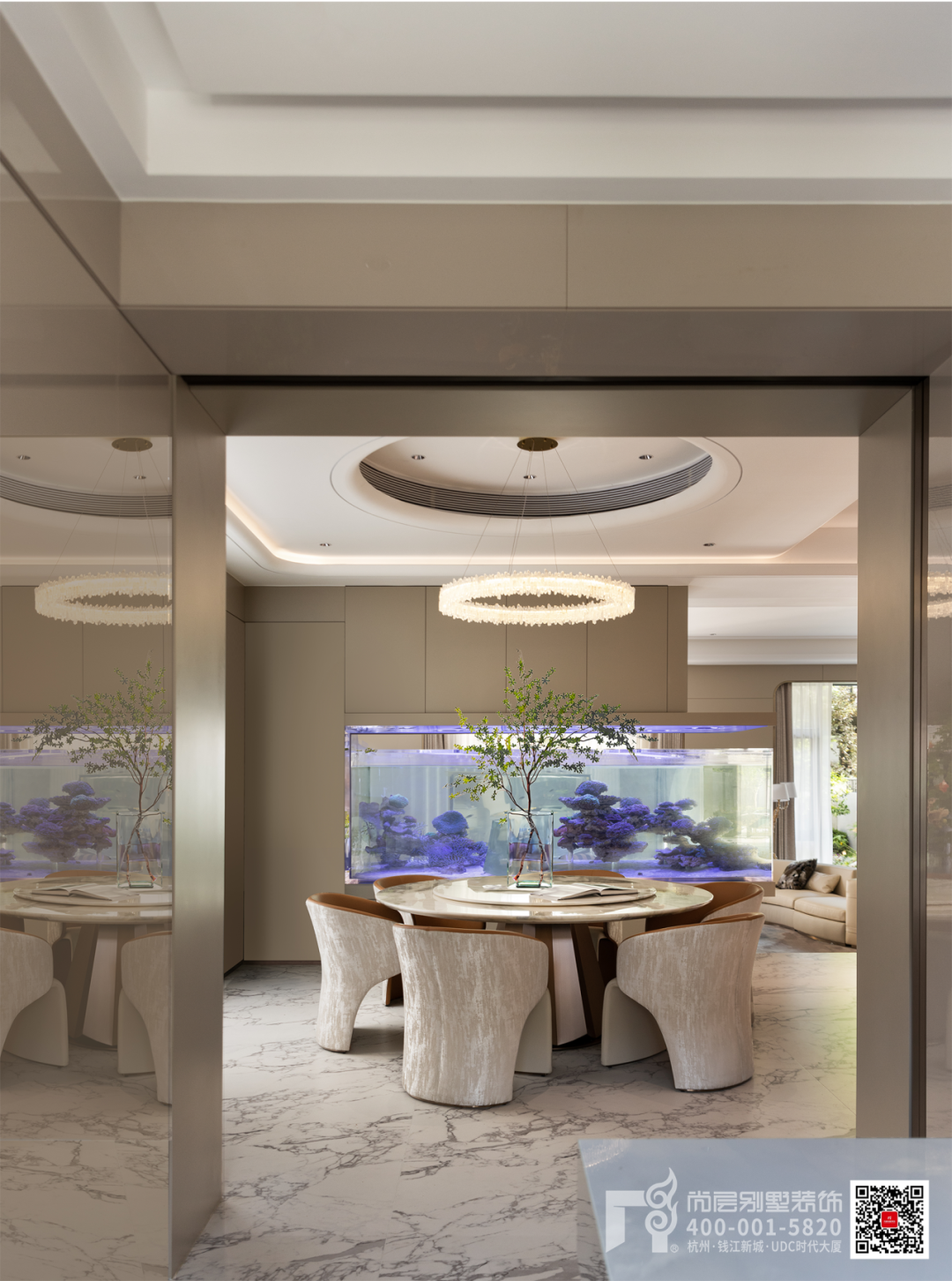 630㎡东方诚品|当由3.5m鱼缸构建了空间流体力学-15