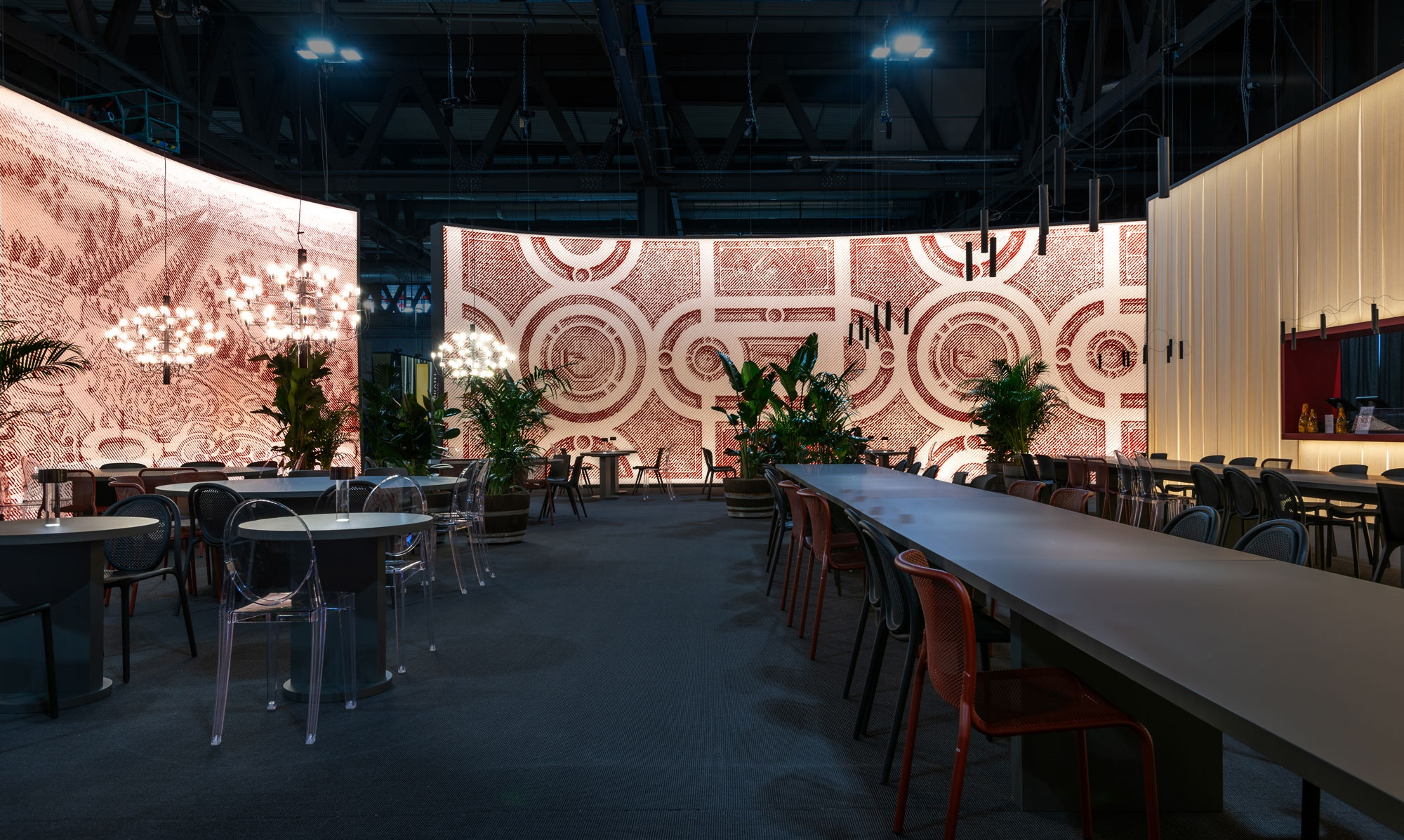 米兰国际家具展 - Red Lounge 和餐厅 | Lissoni＆Partners | 2024 | 意大利-7