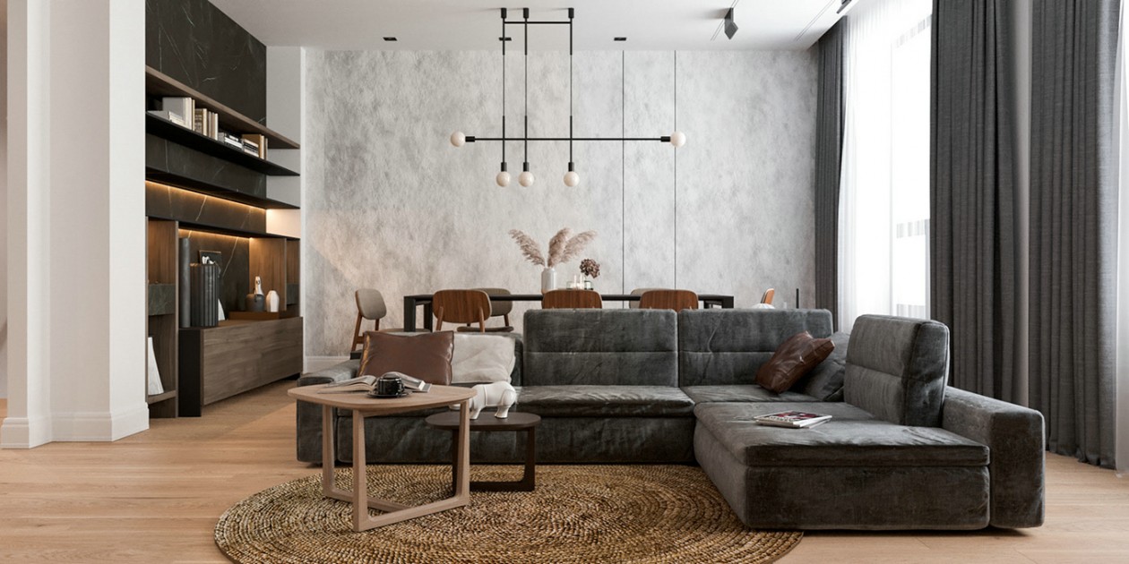 现代都市 160㎡优雅生活空间-0