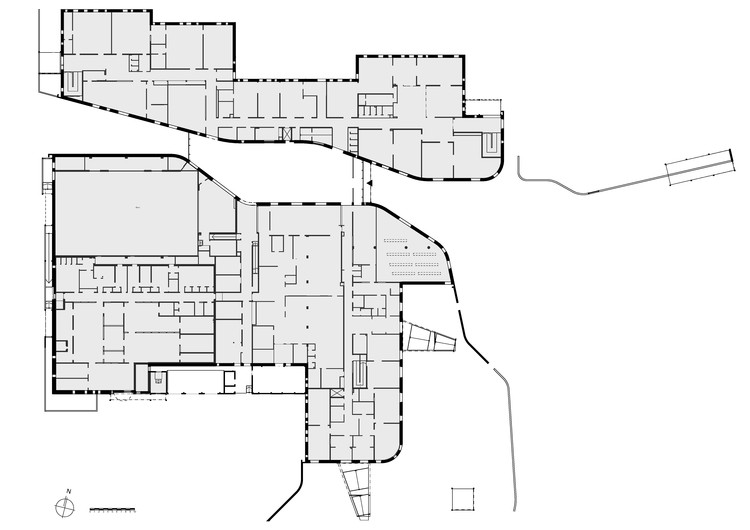 芬兰 Lehtikangas 学校、图书馆和幼儿园的多功能设计-10