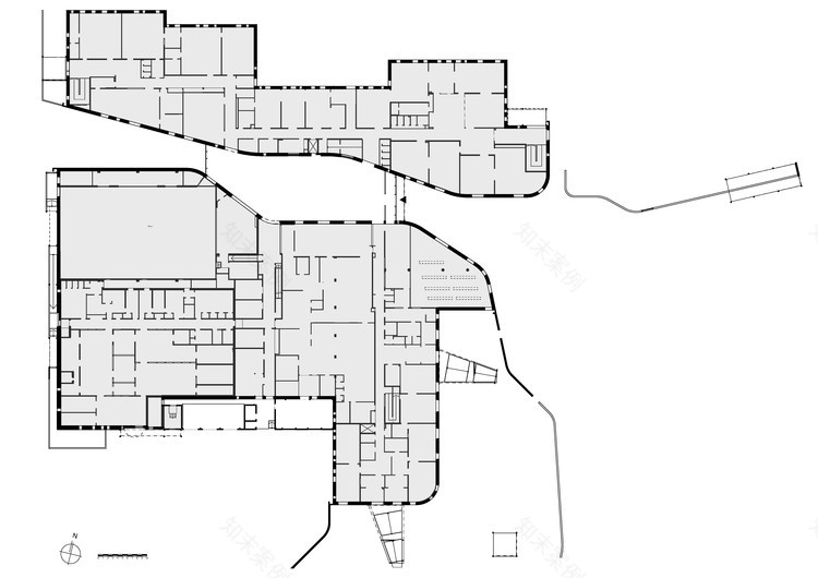 芬兰 Lehtikangas 学校、图书馆和幼儿园的多功能设计-10