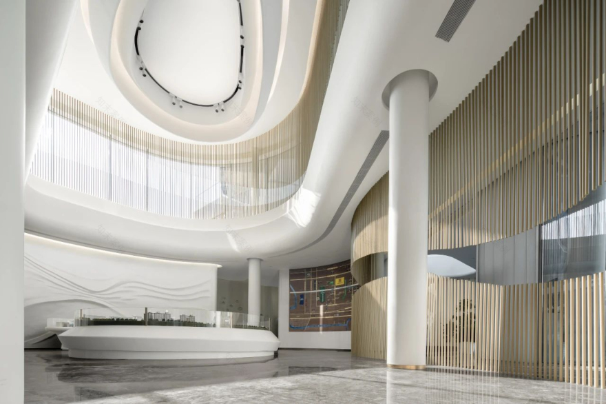 荣盛鹿山府销售中心,演绎梦幻、未来、充满诗意的气息 | 米修设计-25