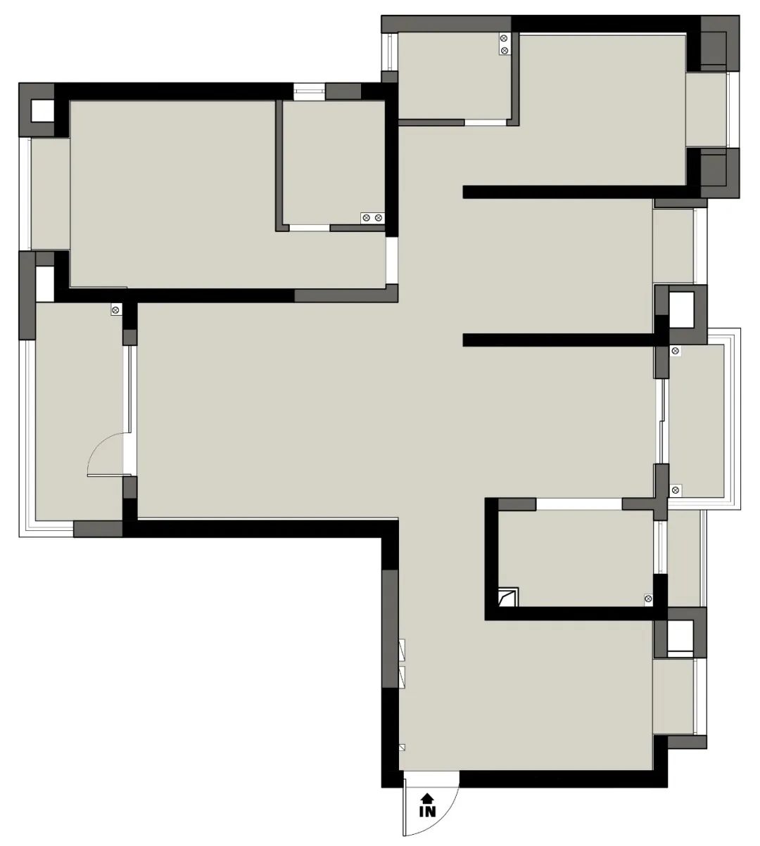 中建公馆 165m²现代简约设计丨武汉咫尺设计-7