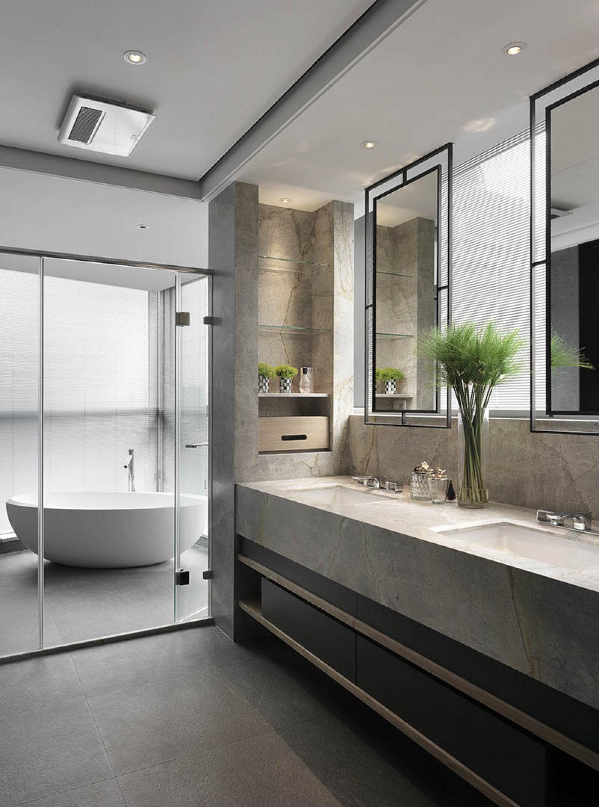 虚实悬浮——现代住宅设计 欣磐石建筑空间规划事务所-10