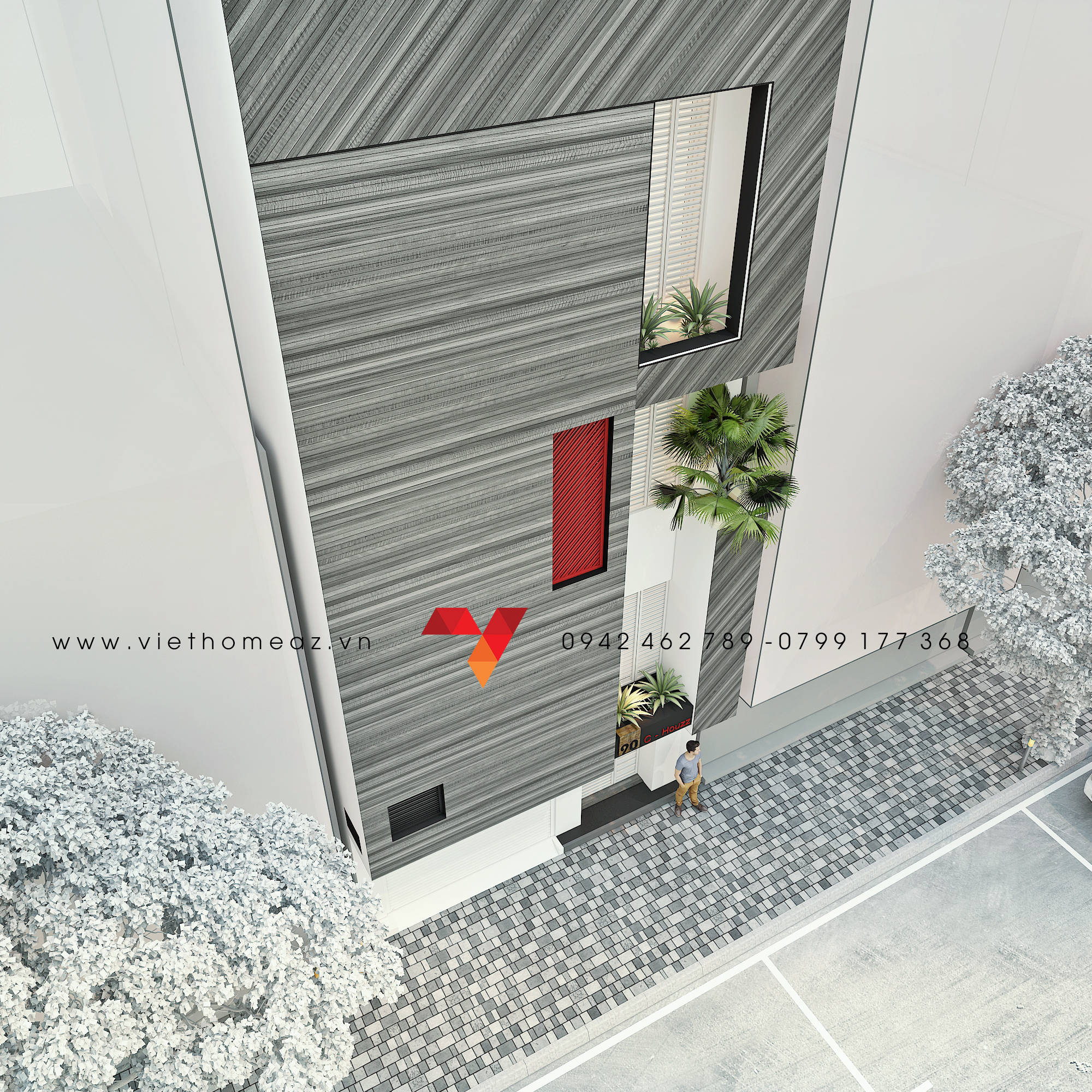 河内安义街房屋设计丨Kiến Trúc – Nội Thất VietHome-7