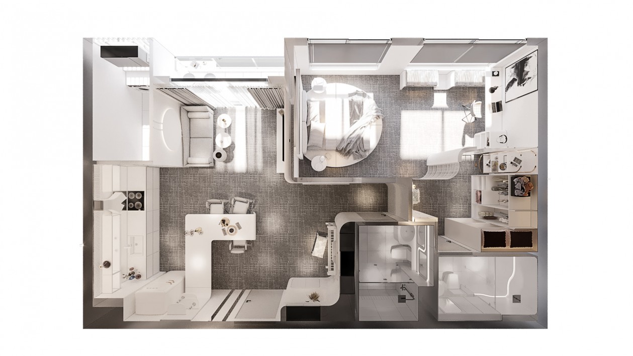 越南女设计师作品--两套不同调性的方案！-12