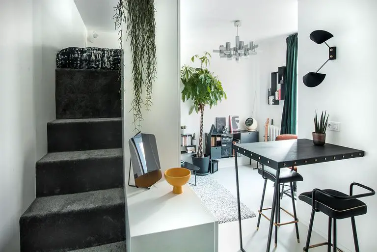 巴黎 20m2 公寓 | 建筑师巧妙打造舒适三人居-4