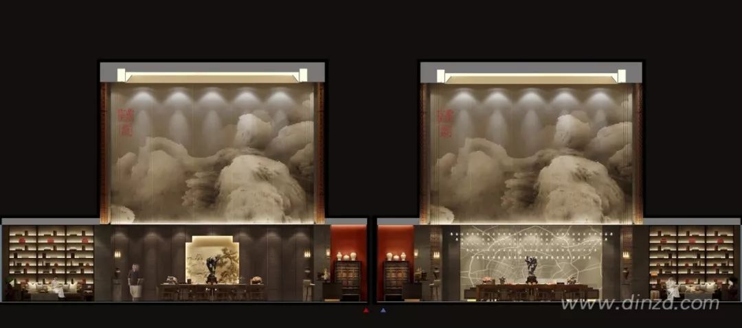 天津津门大院售楼处 | 古韵墨色与现代材质的完美融合-80