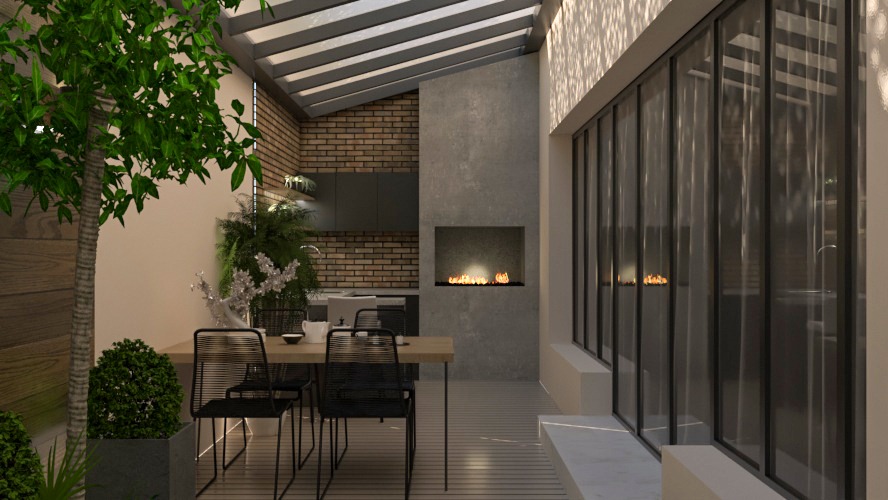 外部侧面景观设计-2