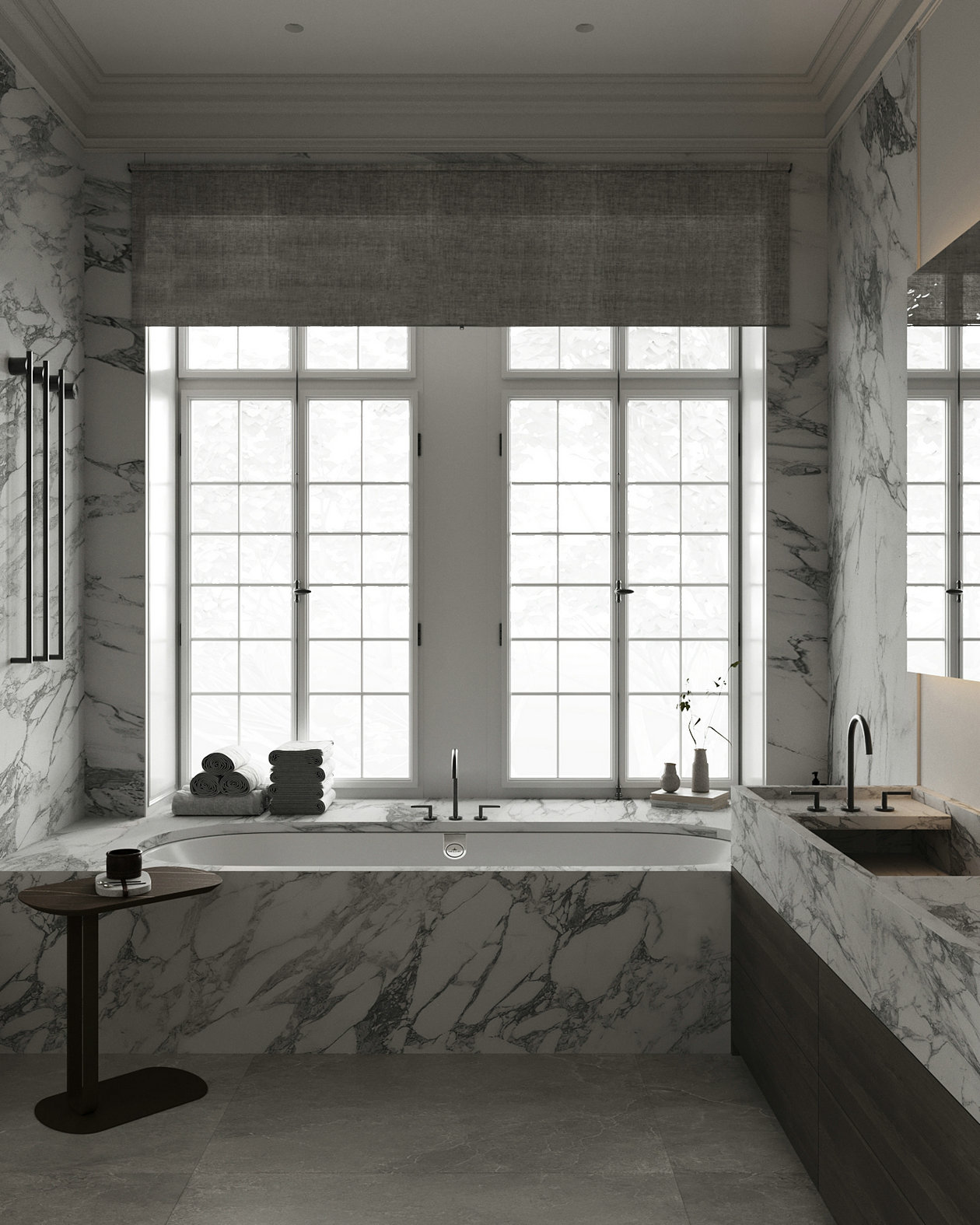 高级灰色系住宅设计 既精致又有设计感！-10