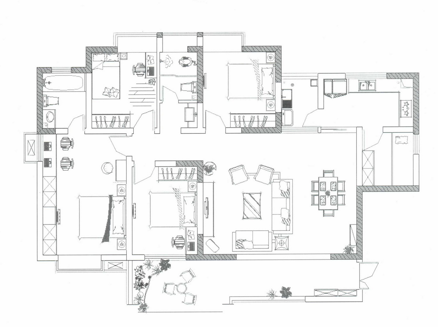 重庆 135 平米江景房丨重庆首佳装饰-26