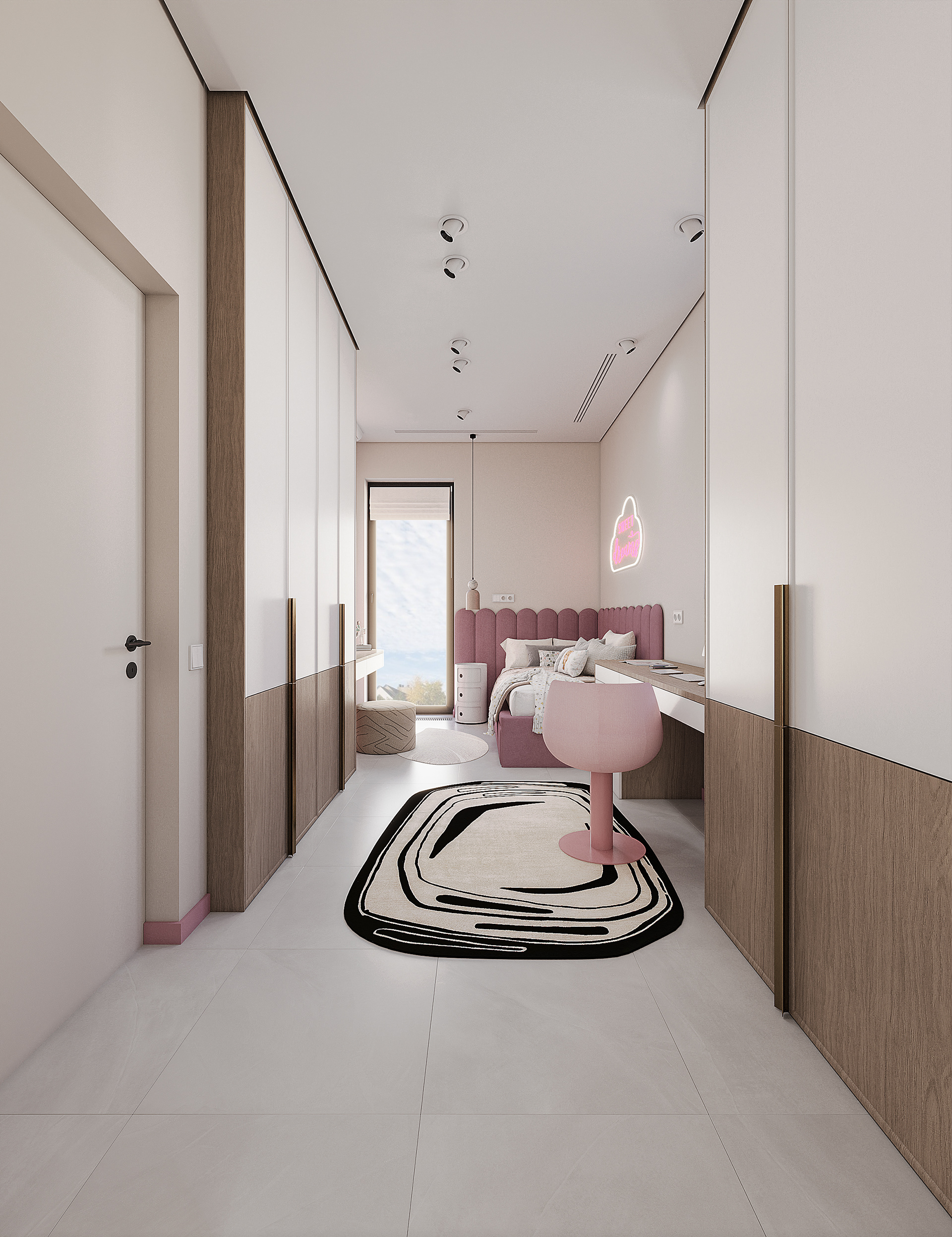 Friday Club 160平房屋可视化设计-34