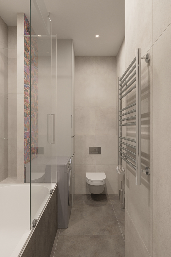 Cell· 现代快节奏生活小公寓设计丨JULIA SIDOROVA-28