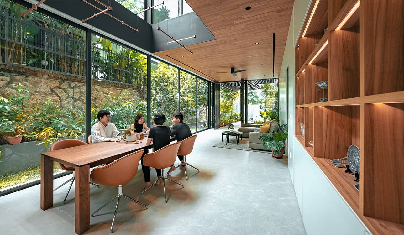 融入自然的半独立式绿色家园-3