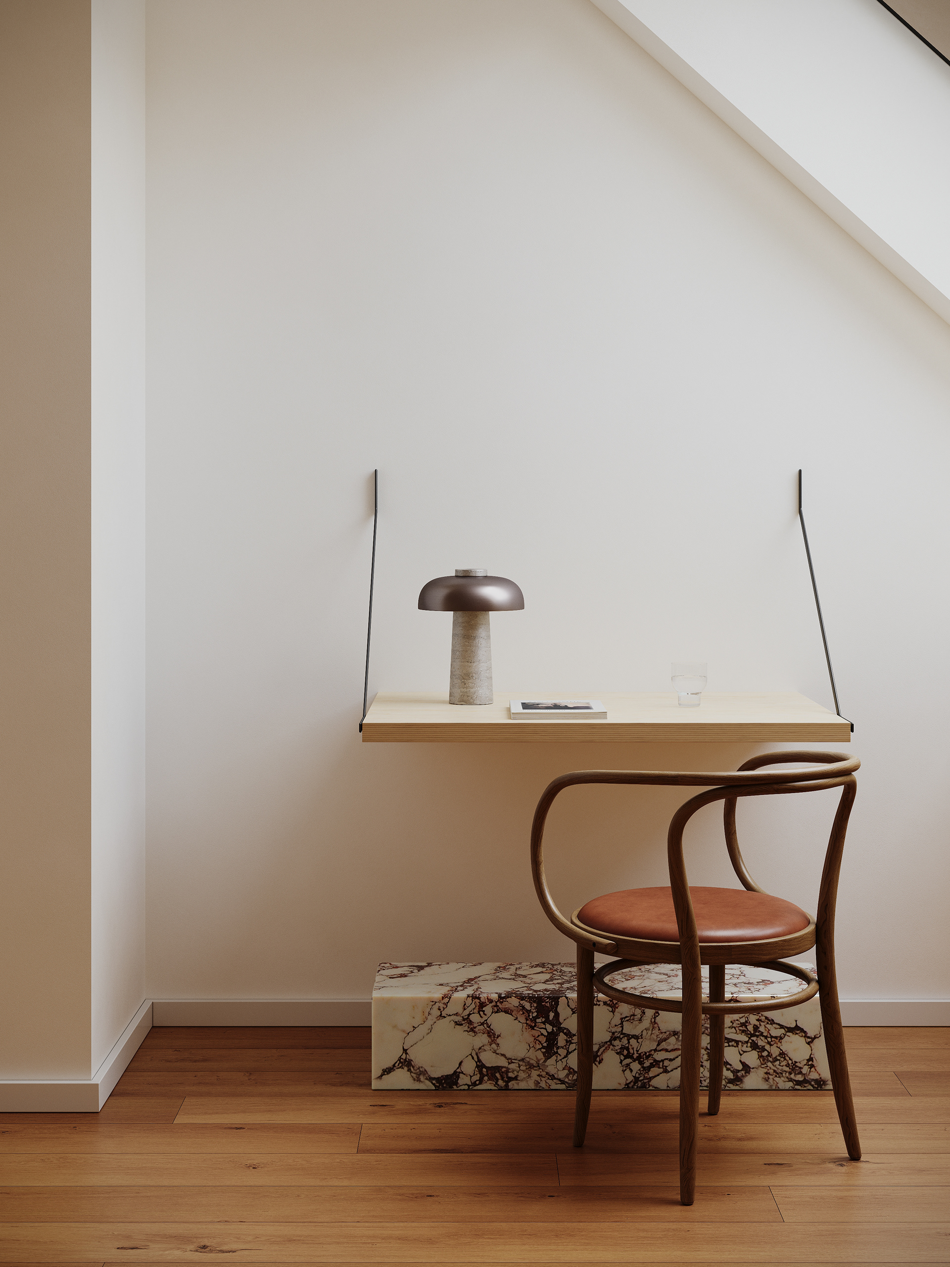 柏林市中心顶层公寓可视化项目丨德国柏林丨Mosolova Valeria-11